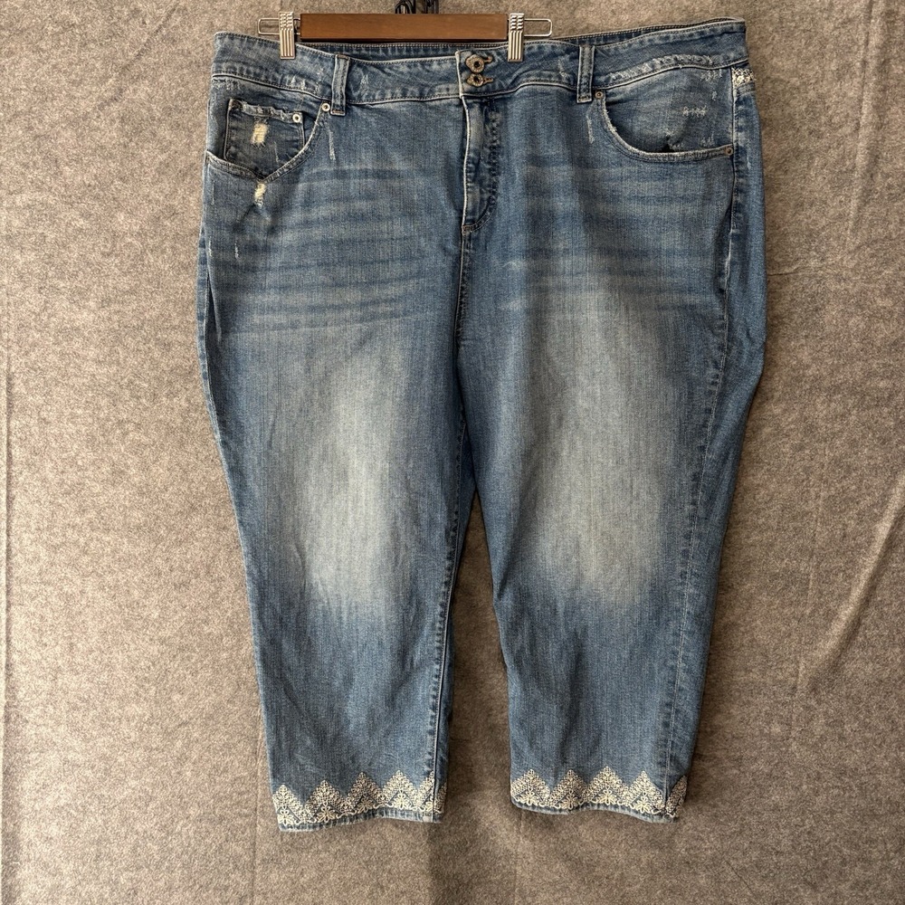 Lucky Brand Blue Cropped Jeans